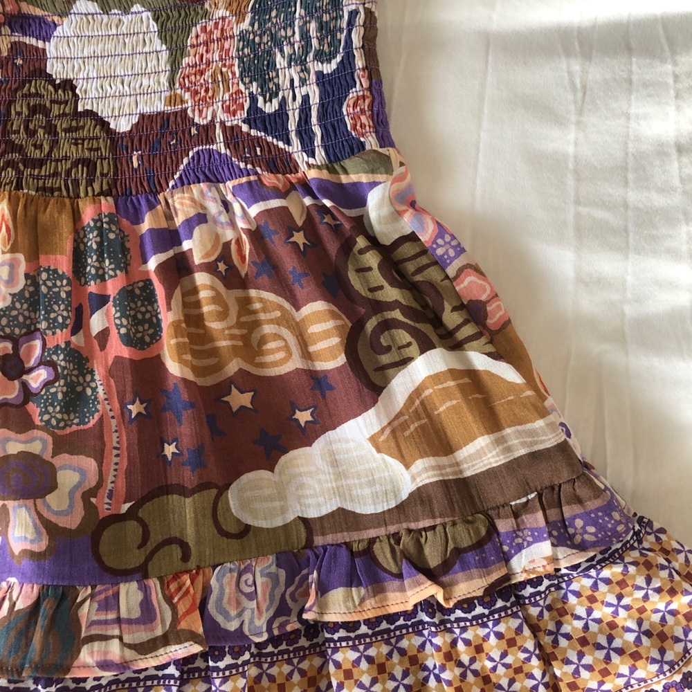 Spell Dancing Valley Ra Ra Maxi Skirt in Violet - Size Large - Picture 6 of 8